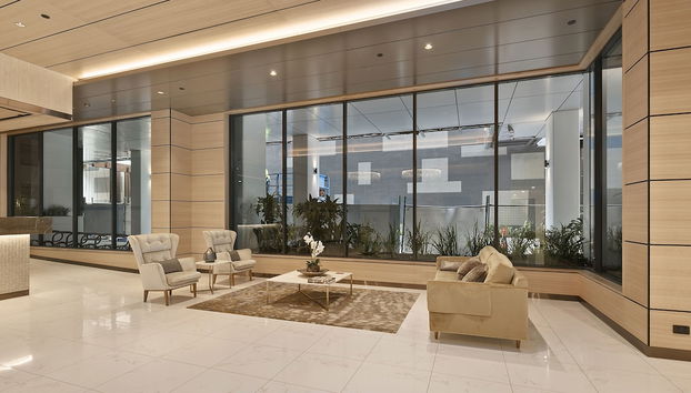 Lobby sitting area