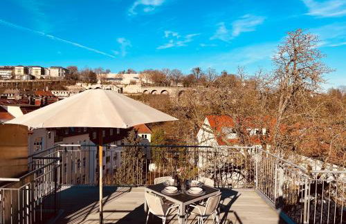 Jugendstil-Altbauwohnung mit Dachterrasse direkt an der Karlsaue - Foto 30