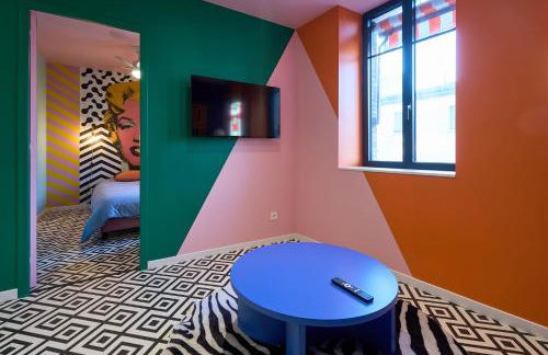 La Villa Orange - POP'ART - proche cité médiévale et centre ville à pied - Foto 7