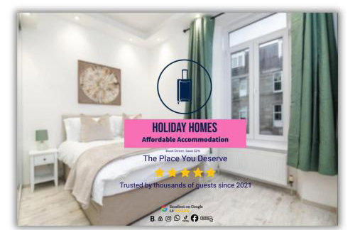 2 Bed Stylish Stay - By Holiday homes - Foto 14