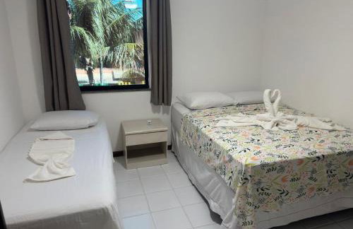 Flat Guarajuba - 3 quartos 2 andar à Beira Mar - pé areia - governança com arrumadeira e Wi Fi inclusos - Foto 8