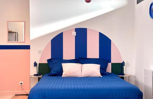 Appartement Thème Années 60' l Baignoire Jets l Clim l Netflix - Foto 35