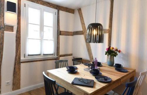 Ferienwohnung Heppenheim - Wohnung "Nibelungen"mit Dachterrasse - Das schiefe Haus - Foto 2