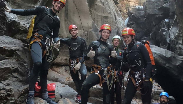 Gruppo durante il torrentismo