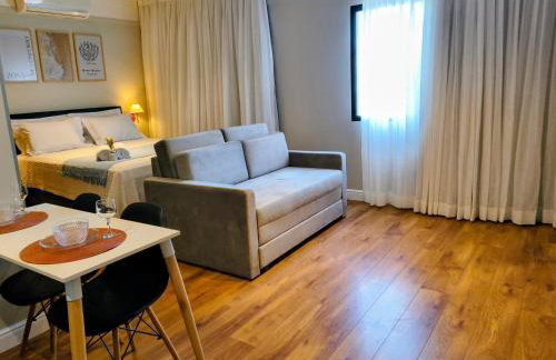 Flat Hotel Merc Espaçoso Ibirapuera 4 estrelas com Wi-Fi Recepção 24 horas 3PRI - Foto 6