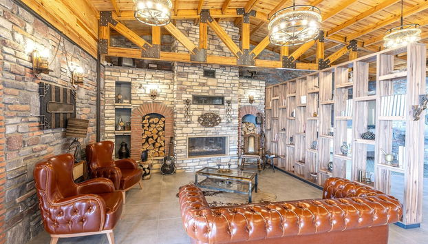 Coin salon dans le hall