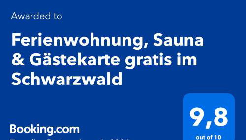 Ferienwohnung, Sauna & Gästekarte gratis im Schwarzwald - Photo 2