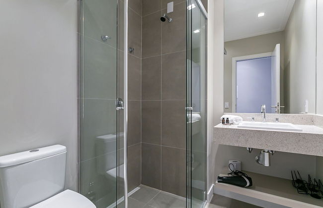 Studios Tower by Viva - Prédio com piscina e estacionamento no centro de Floripa - Foto 72