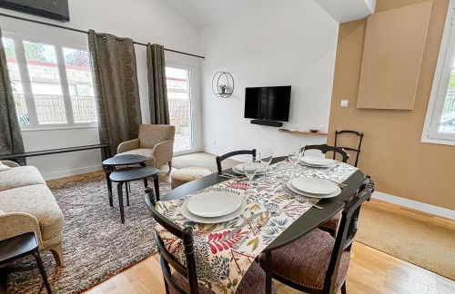 Maison plein pied proche de Paris, 1 chambre capacité 4 personnes, Parking privé, Terrasse privée - Foto 11