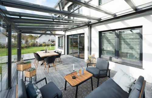 BohnApartments Luxury Villa Berlin - 210qm - Wintergarten - Kamin - 4 kostenlose Parkplätze - 6 Schlafzimmer - Neubau - Luxusausstattung - Foto 43