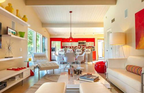 Mid-Century Krisel House with Salt Water Pool and Firepit - Foto 13