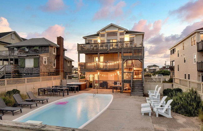 Sleeps 28 Beachfront w/ Pool, Hot Tub, Game Room Atlantic Watch by Avantstay - Foto 63
