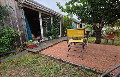 Studio bois avec terrasse et jardin bassin et océan - Foto 9