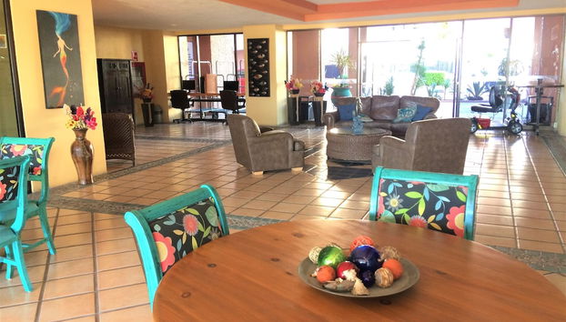 Sala de estar do lobby