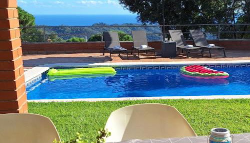Casa Roure-4BR-Piscina privada-BBQ-Vistas Mar - Foto 2, sunbed