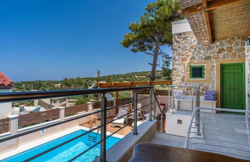 Aggel's House - stone house - private pool - courtyard - countryside views - Foto 10