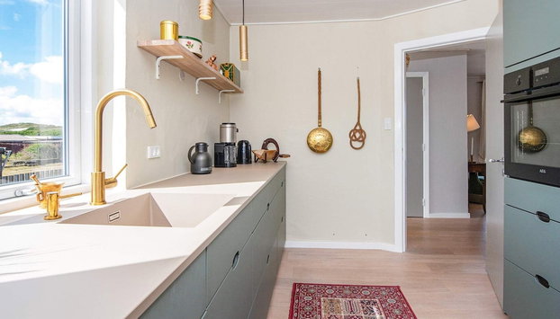 6 Person Holiday Home in Ulfborg - Foto 5, Cocina privada