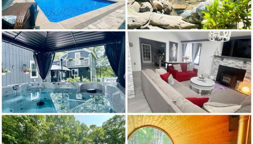 Amazing Poconos House . Sauna/Hot Tub/Private Pool - Foto 1, sunbed