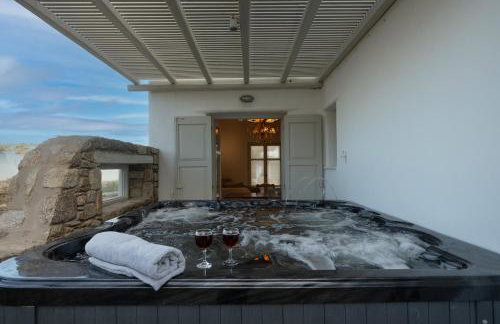 Villa Mon Rêve with Private Jacuzzi "5-minute walk - Ornos beach" - Foto 32
