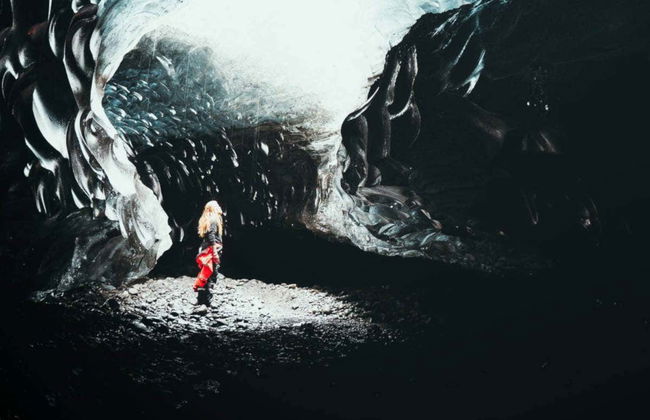 Tour della grotta del ghiacciaio Vatnajökull - Foto 6