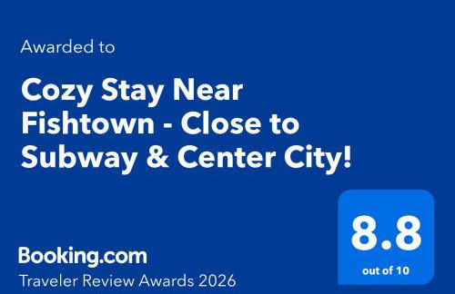 Cozy Stay Near Fishtown - Close to Subway & Center City by Globenest - Foto 6