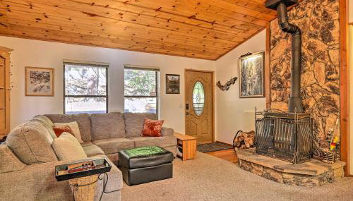 Deck with Forest Views Quiet Twain Harte Cabin! - Foto 5