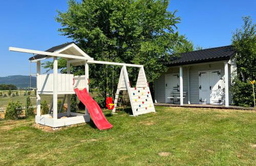 Babiogórska Perełka w skandynawskim stylu z sauną i kominkiem - Foto 28