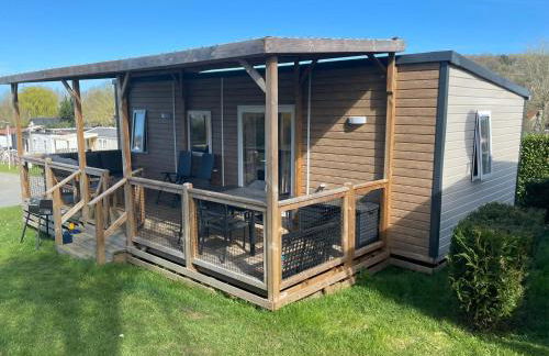 Mobil Home récent en Camping 5 étoiles sur la côte de Normandie plage 1400 m - Photo 1