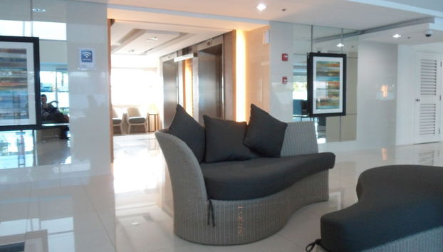 Zona de estar del vestíbulo