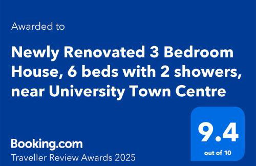 Newly Renovated 3 Bedroom House, 6 beds with 2 showers, near University Town Centre - Foto 9