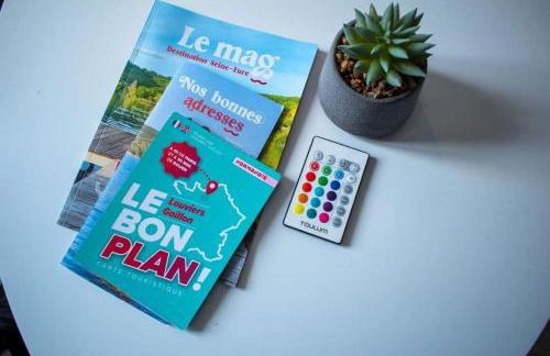 Studio Charmant Confortable TV Centre Ville Louviers - Foto 18