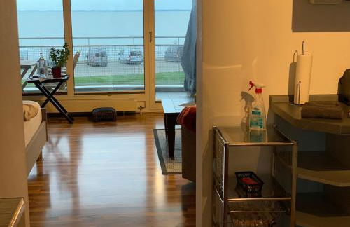 Studio mit Meerblick und großer Loggia - Direktzugang zur Nordsee - Foto 24