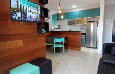 Apto Itaguá com piscina, churrasqueira, Wi-Fi e Ar Cond - Foto 3