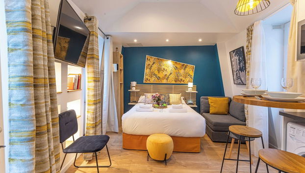 Pleasant Studio - 2P - Sentier - Foto 4, Habitación