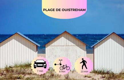 La Coquille Séjour en Duo Confort Maisonnette de bourg à Ouistreham - Situation idéale commerces & plage - Wifi et linge inclus - Photo 6