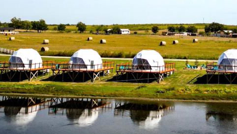 Best Texas Glamping in this Stunning Dome Rental in Rogers, Bell County - Foto 1