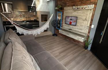 Casinha 2Q com churrasqueira com Ar condicionado - Praia da Armação - Foto 7