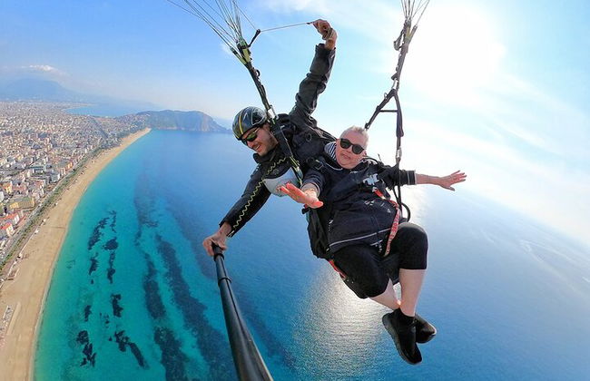 Parapendio in tandem ad Alanya con piloti con licenza professionale - Foto 14