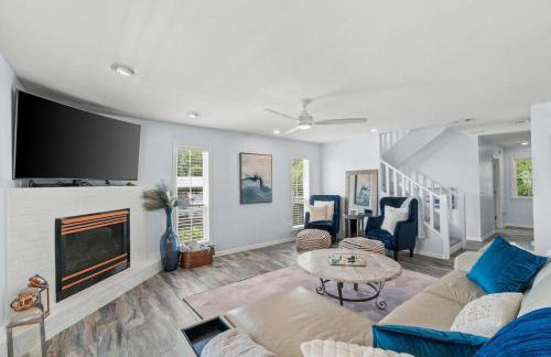 Private Pool, Beach Access, Luxe Kitchen, Fire Pit & Outdoor Entertaining Space - Foto 25