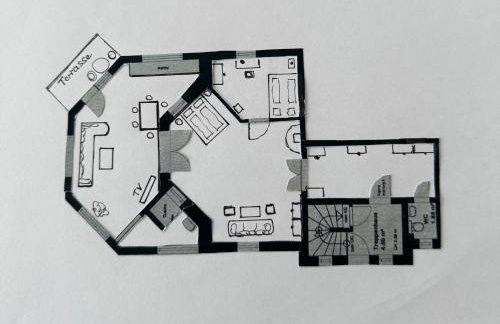 Moderne Ferienwohnung mit Kamin u Garten im EG 100qm Nähe Weser und Golfplatz - Foto 37