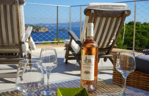 Grande villa familiale vue mer avec piscine - domaine privé à St Cyr sur Mer - Foto 62