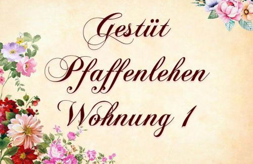 Ferienwohnung 1 Gestüt Pfaffenlehen - Foto 3