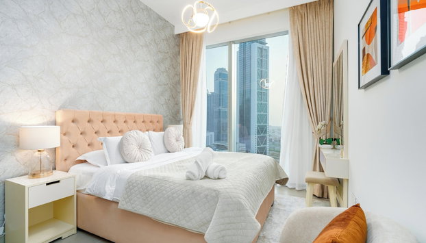 Whitesage - Chic Condo With Incredible Fountain and Sea View - Foto 5, Habitación