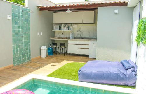 Villa Beija-Flor 1 - Suíte alexa com piscina privativa - Foto 38