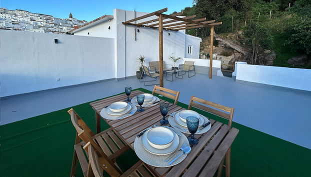 Casa Rural Los Alcornocales - Terraza Chillout, Naturaleza y Comidas al Aire Libre - Foto 2, Imagen principal