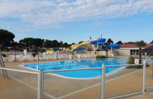 Mobil Home Moderne de 40m2 TOUT CONFORT Camping SIBLU Les CHARMETTES 785 La Palmyre Les Mathes - Foto 21