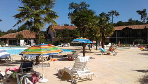 T2 Turquoise Ondres plage avec piscine et tennis - Foto 3, sunbed