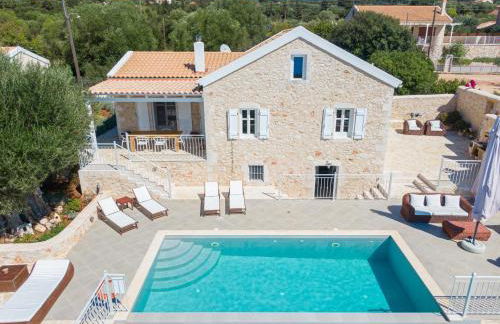 Fiscardo Luxury Stone Villa Alex ,with sunset view! - Photo 39