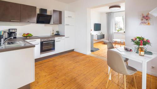 Ferienwohnung Landblick - Foto 5, stove, dishwasher