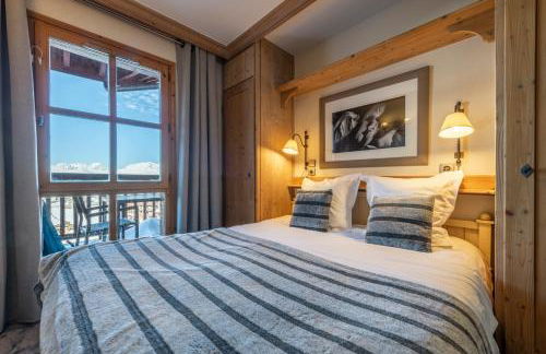 Appt rénové, 6 personnes Arc 1950 vue exceptionnelle MontBlanc, sauna, hammam, piscine int et ext - Photo 13